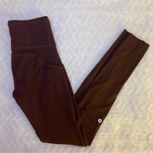 Lululemon Brown Leggings 28” inseam